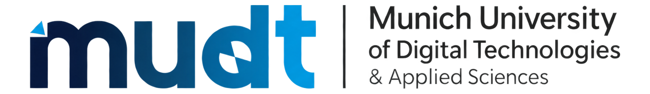 Munich University of Digital Technologies (MUDT) logo